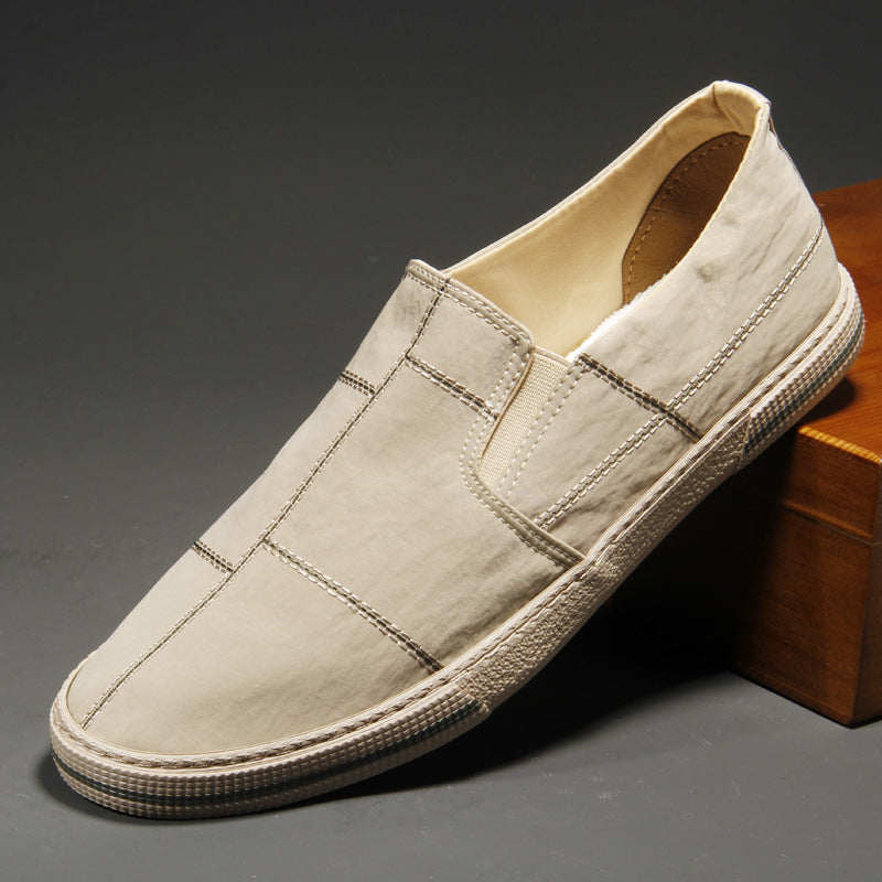 Men's Slip-on Canvas Shoes Low-top Shoes