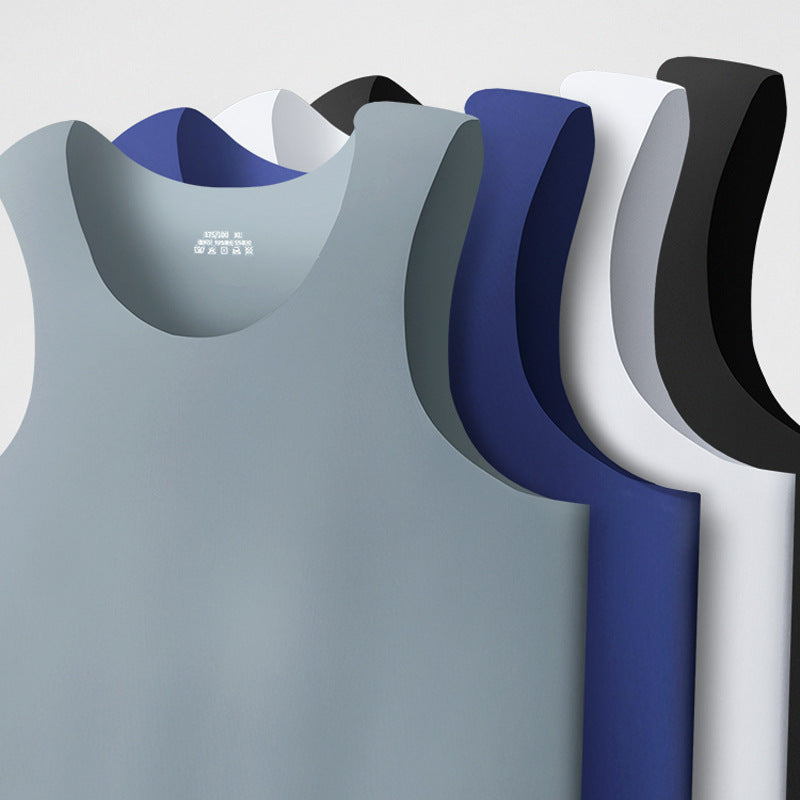 Ice Silk Seamless Men's Vest