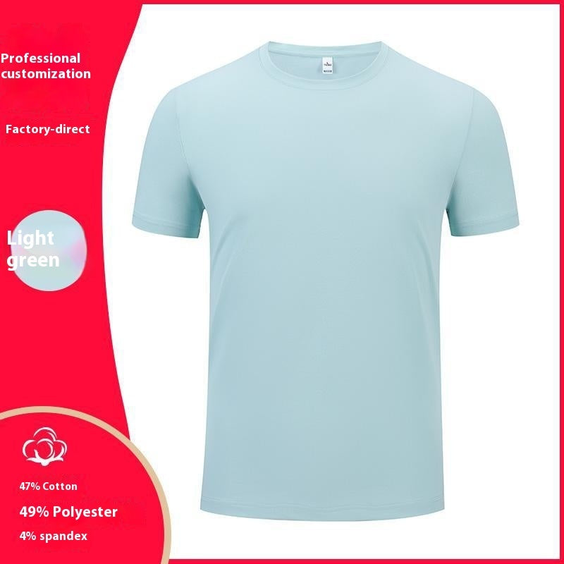 Washed Cotton Beaded Round Neck T-shirt