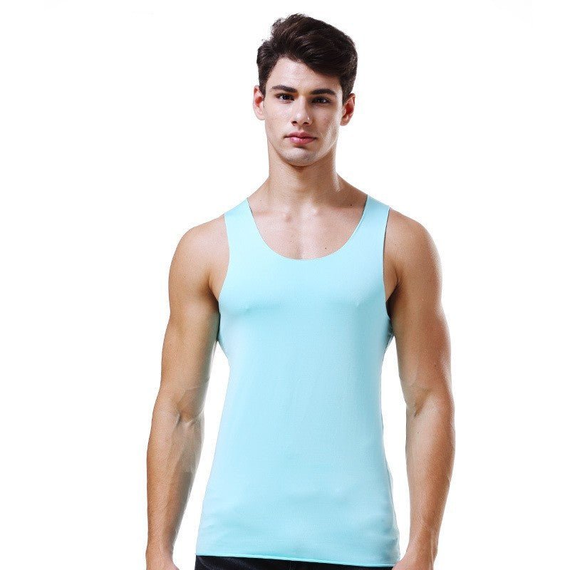 Ice Silk Seamless Men's Vest