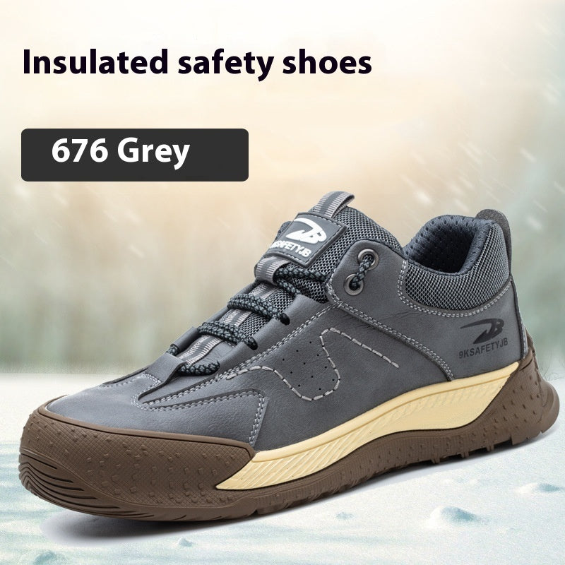 Flyknit Safety Comfortable Breathable Work Shoes