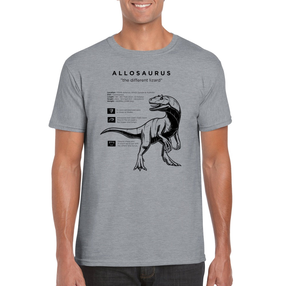 Dinosaur Print Short-sleeved Team Fabrics