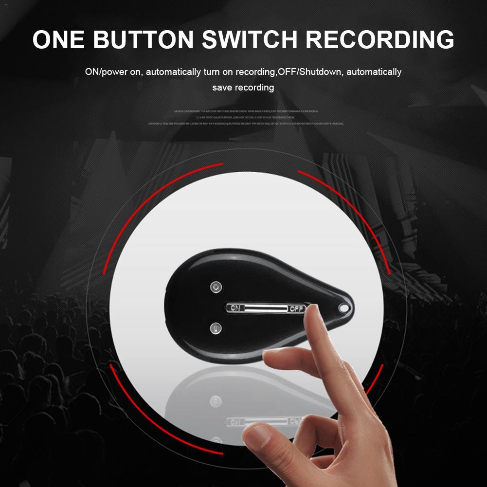 STTWUNAKE Mini Hidden Voice Recorder Professional Digital 8GB HD Noise Reduction Time Stamp Spy Voice Recorder Built-in Battery