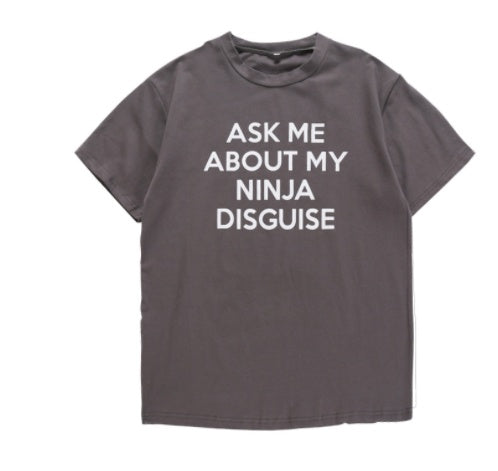 Round Neck Men'S Short-Sleeved Creative Spoof T-Shirt
