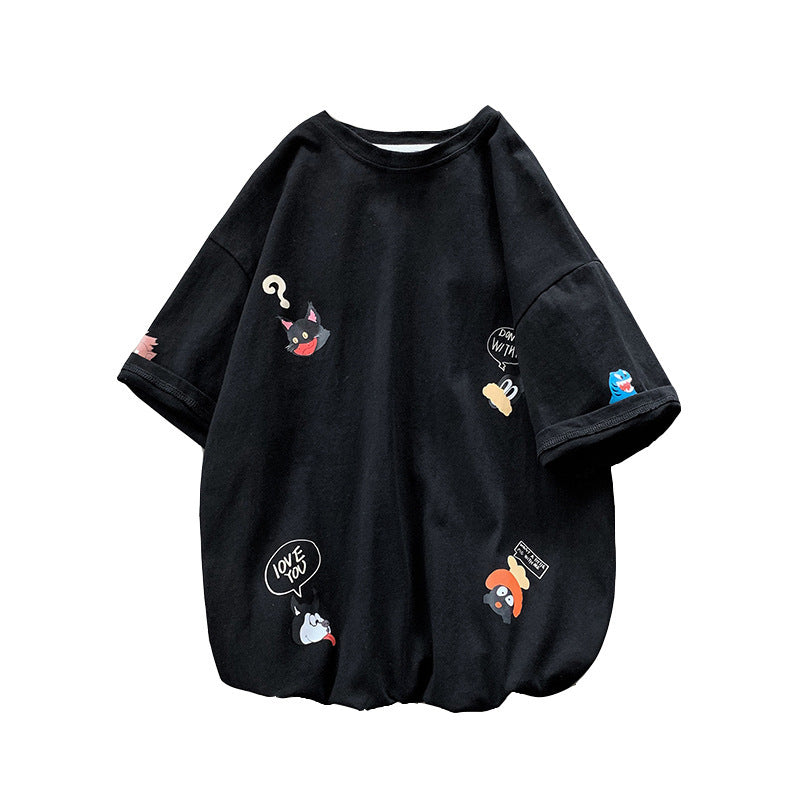 Cartoon trend short sleeve T-shirt