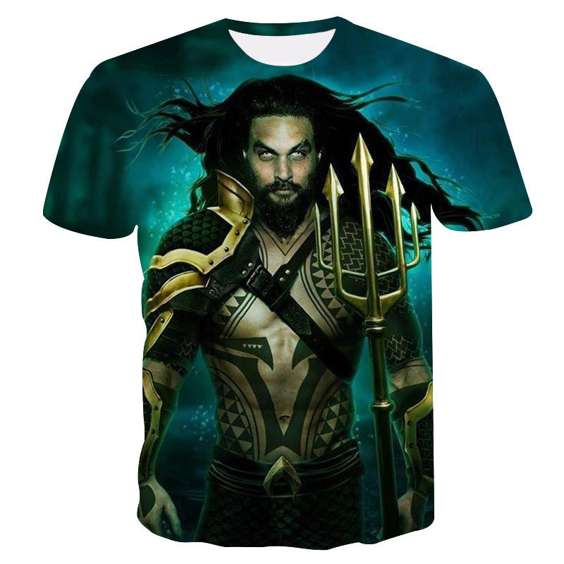 Digital Printing Short-sleeved Men's Quick-drying Top