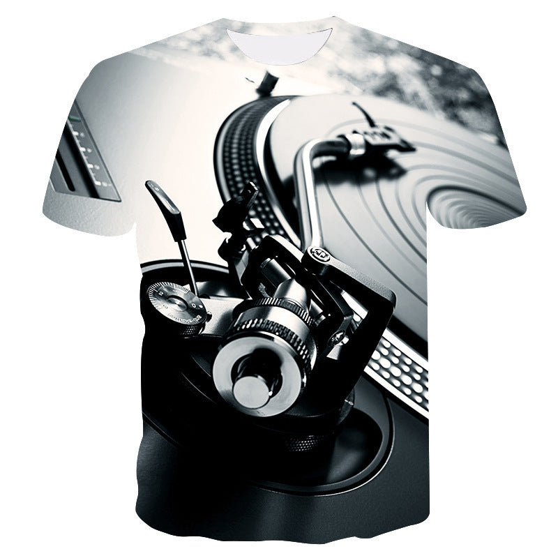 Digital Printing Short-sleeved Men's Quick-drying Top