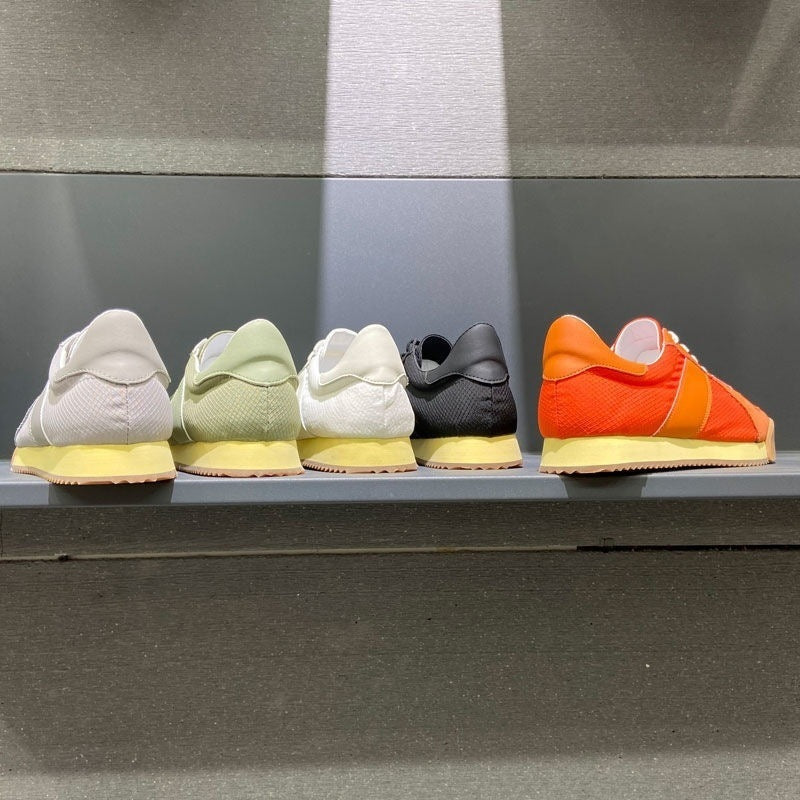 Summer Men's Ultra-light Raise The Bottom Genuine Leather Mesh Breathable Versatile Sports Shoes