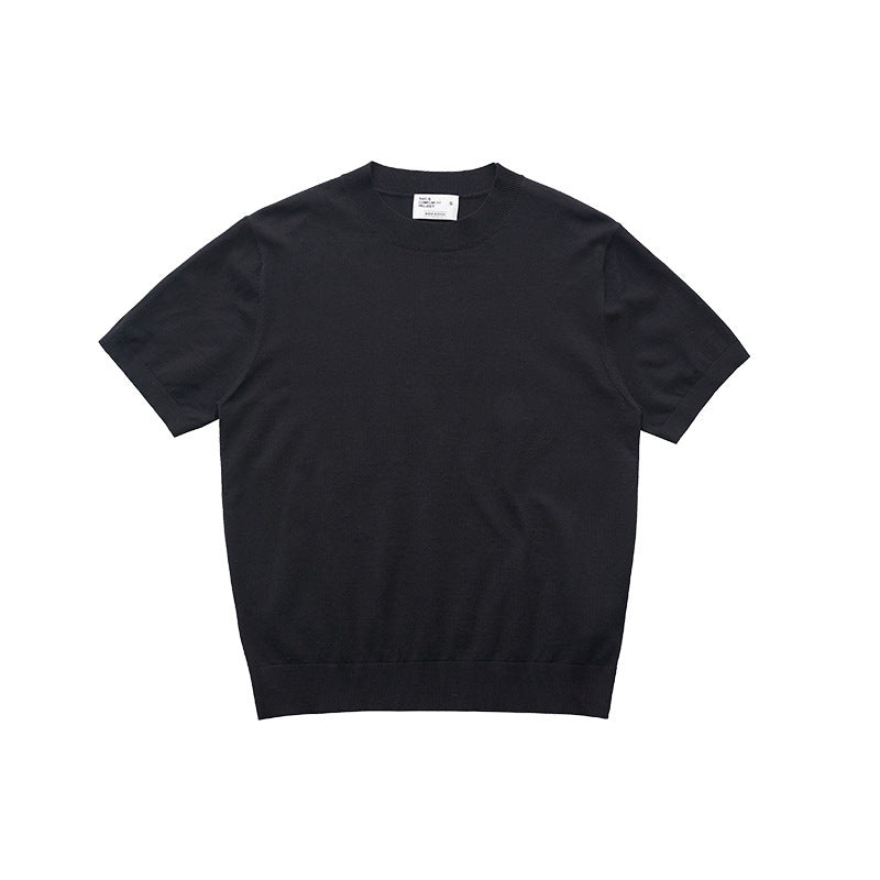 Fanio Velvet Shoulder Short-sleeved T-shirt