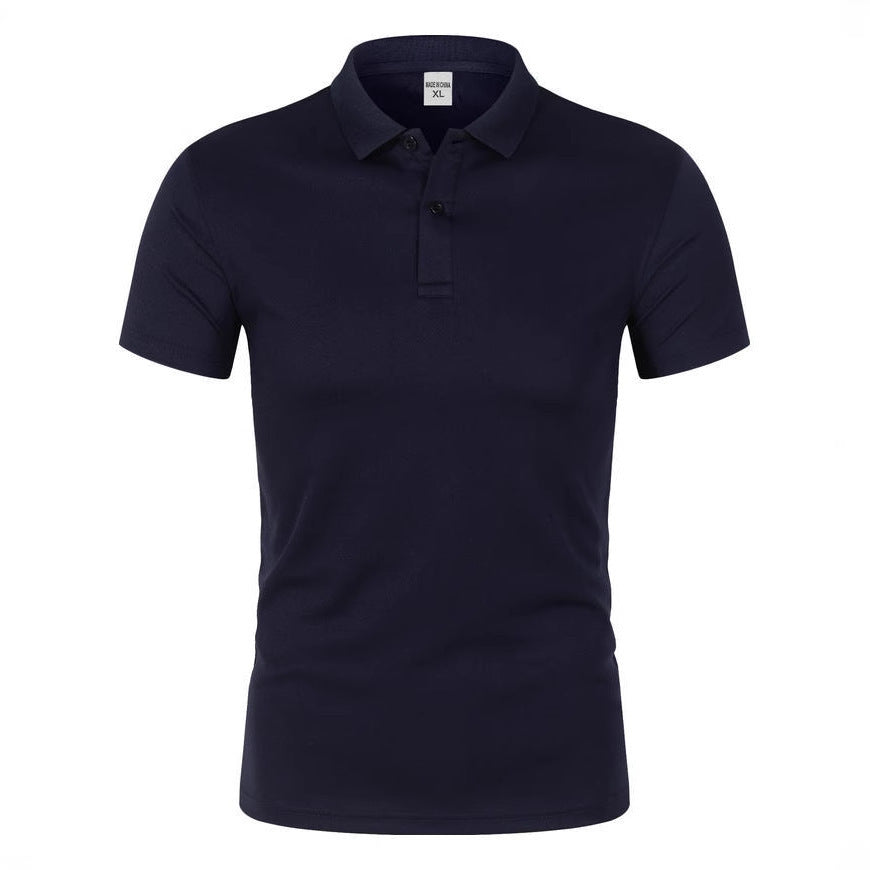 Quick-drying Polo Collar Work Clothes Simple And Comfortable Polo Shirt