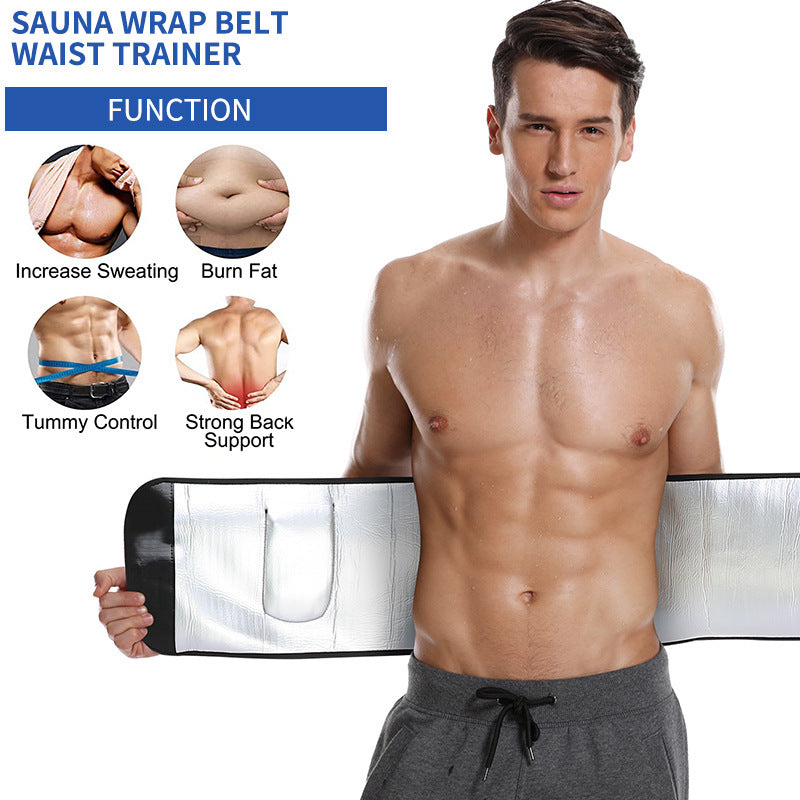 Sports Waist Support Violently Sweat Belly Band Fitness Burst Into Sweat Acceleration Running Belt Pocket Waistband