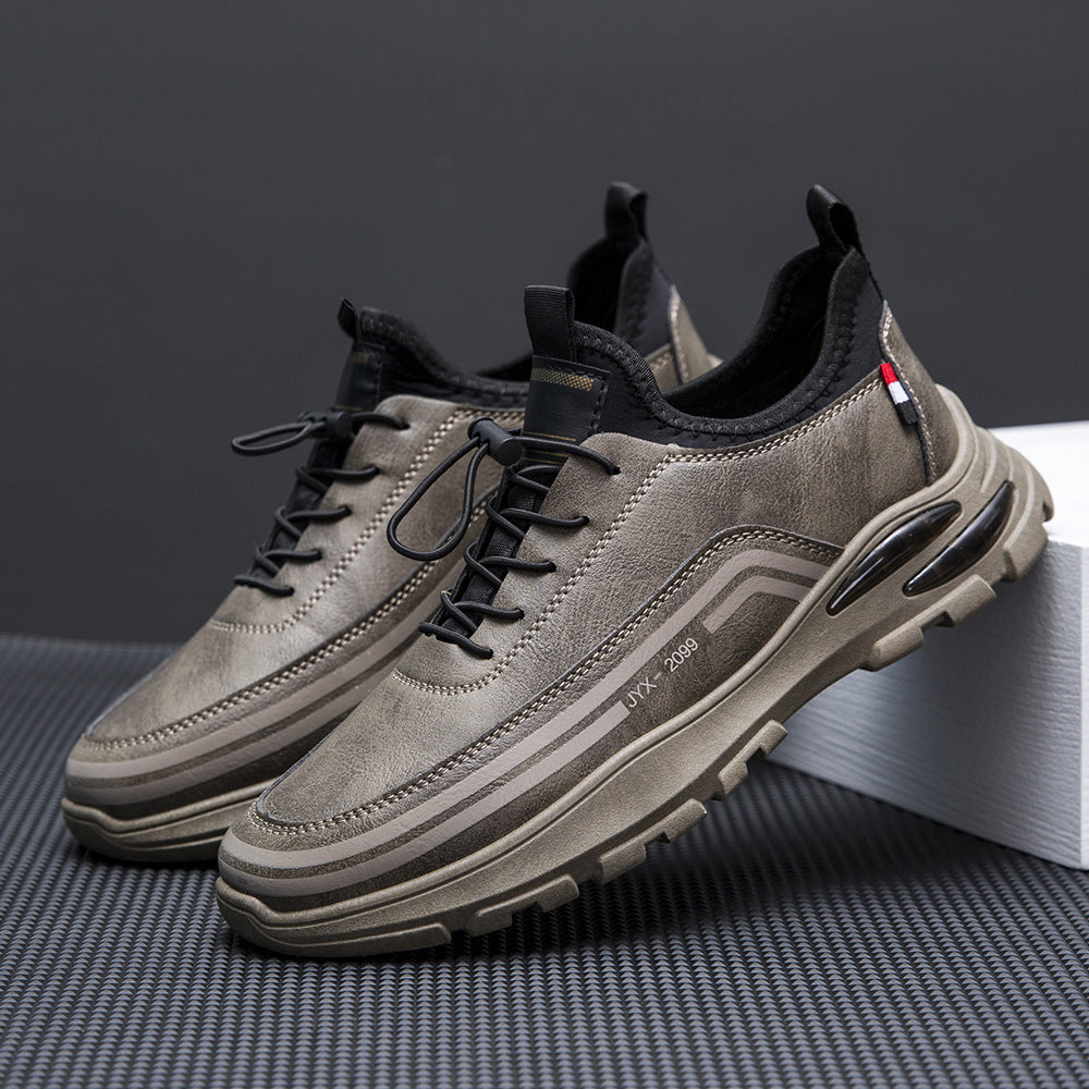 Men's Fleece Lined Padded Warm Keeping Waterproof Sneakers