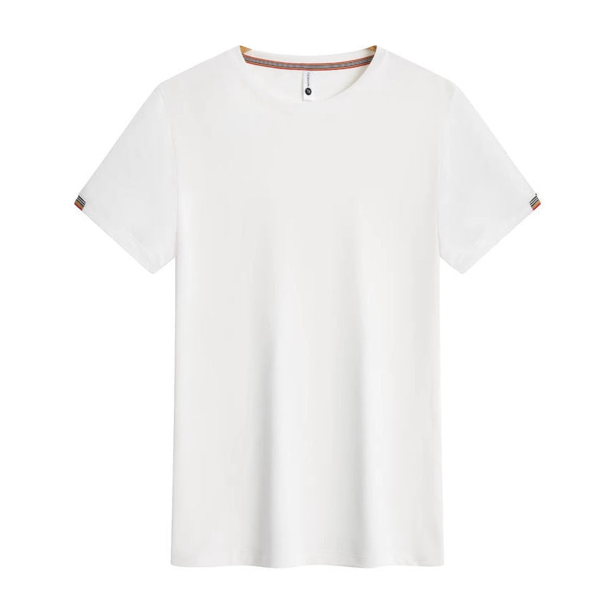 Round Neck Ice-feeling Comfortable Work Clothes Business Attire