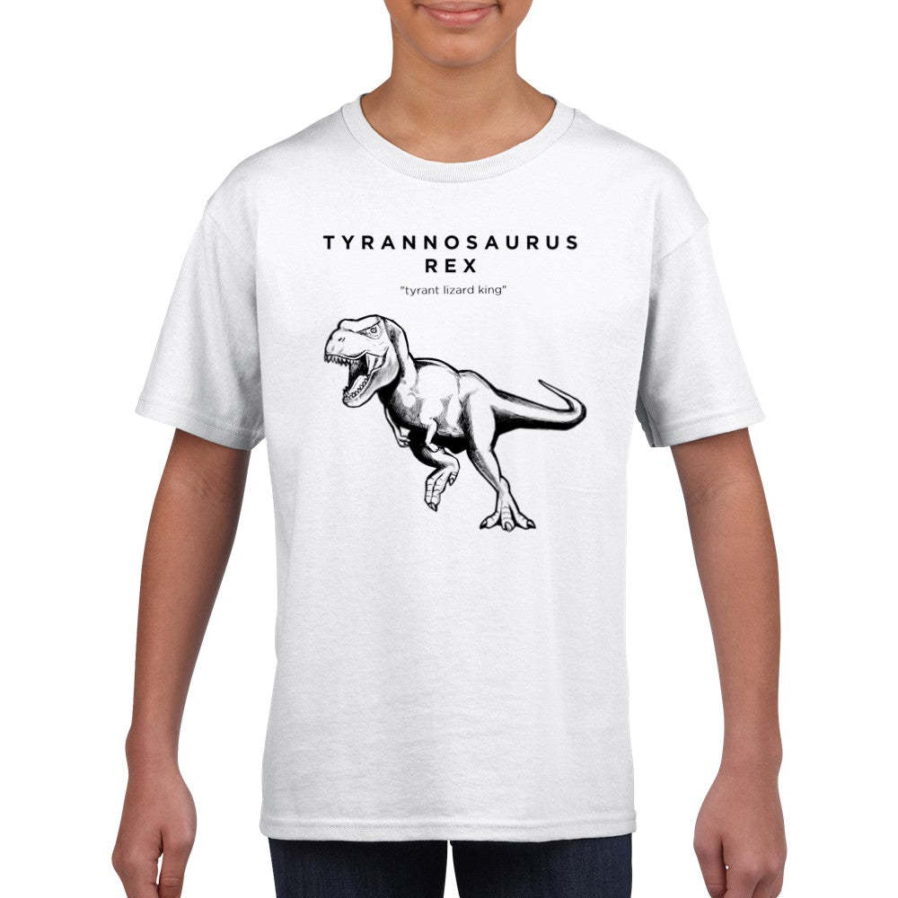 Dinosaur Print Short-sleeved Team Uniform European And American Fabrics
