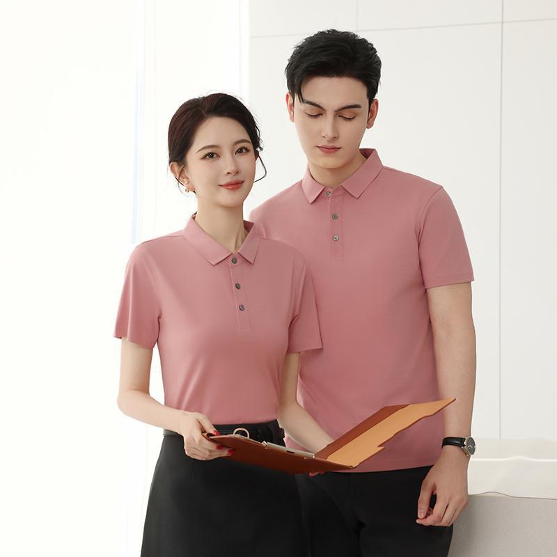 Polo Collar Work Clothes Culture Enterprise Short Sleeve