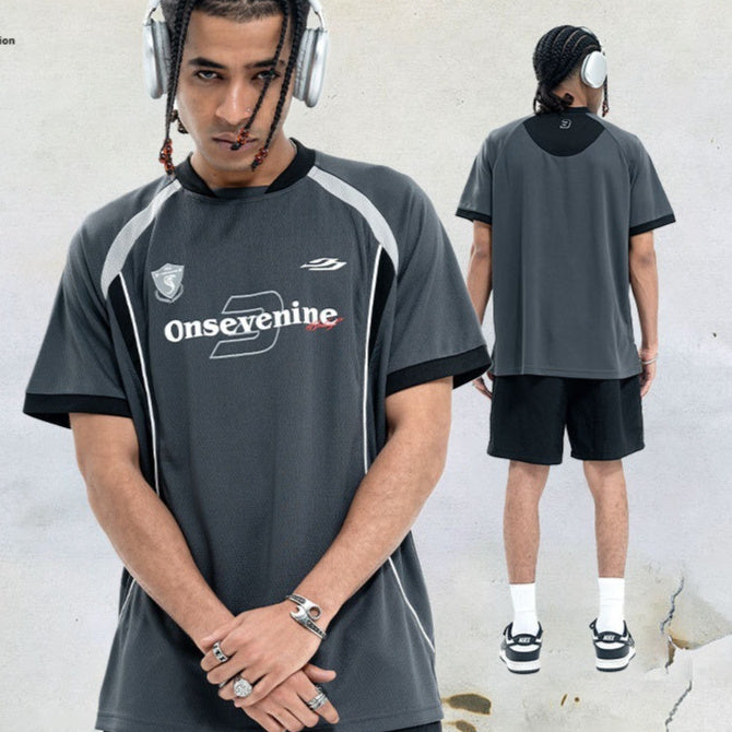 Patchwork Quick-drying T-shirt Stitching Ice Hockey