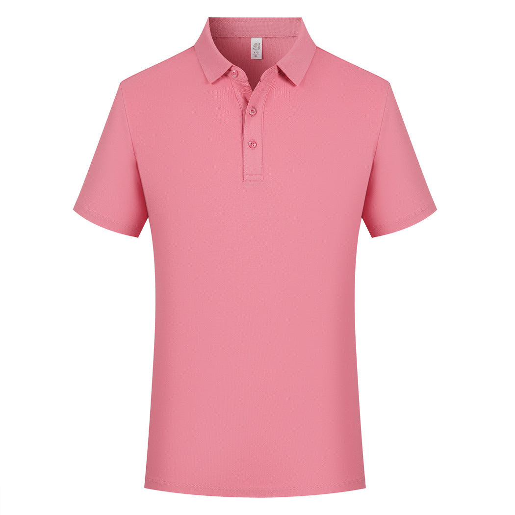Male Solid Color 40 Solona Pearl Cotton Polo Shirt