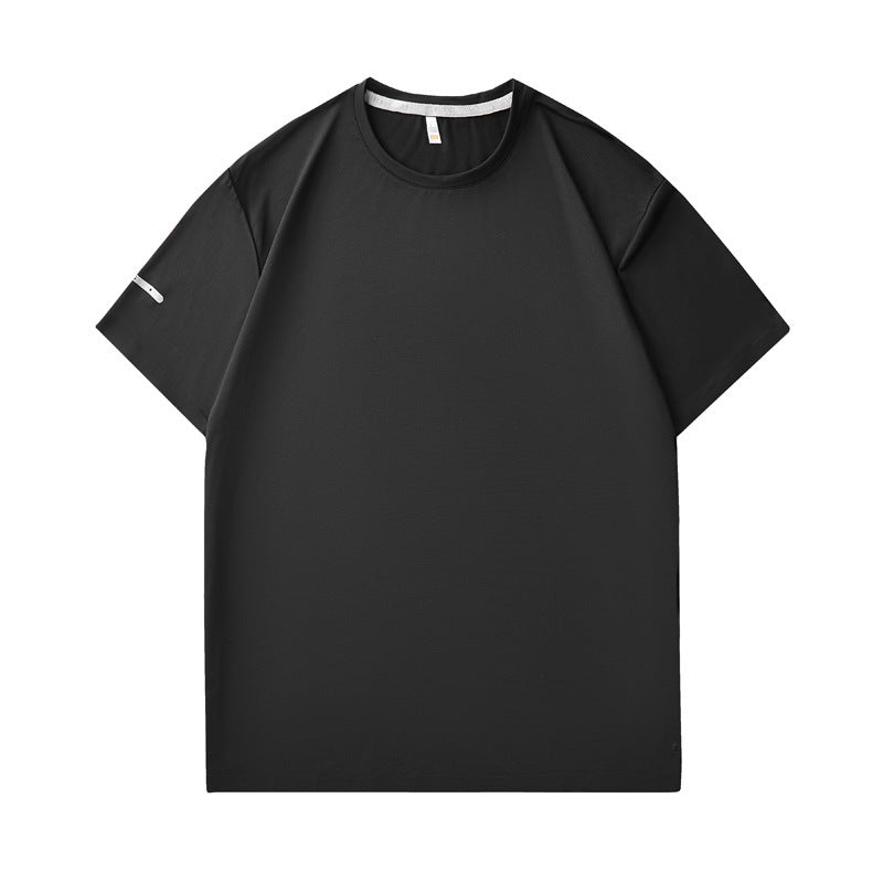 Seamless Nylon High-end Quick-drying T-shirt Round Neck Cool Feeling