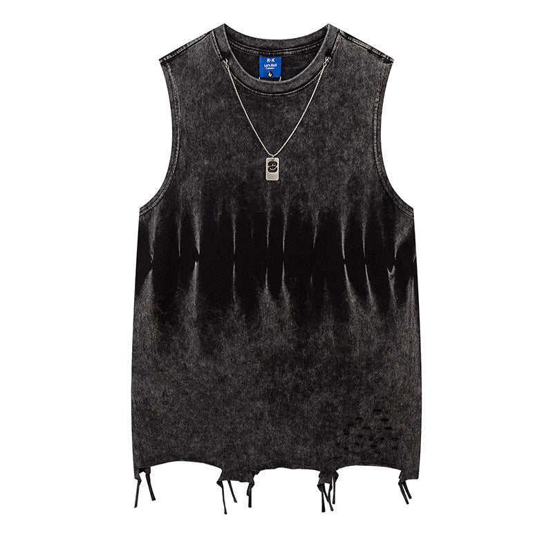 Sleeveless Vest Men's Loose Hip-hop Top