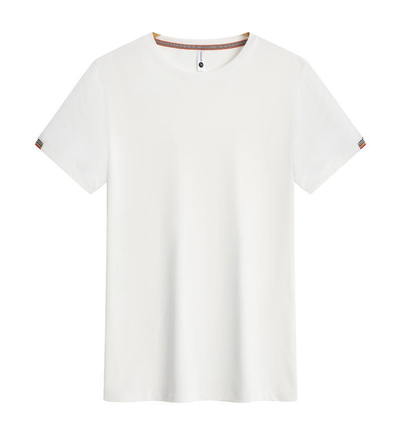 Round Neck Ice-feeling Comfortable Work Clothes Business Attire
