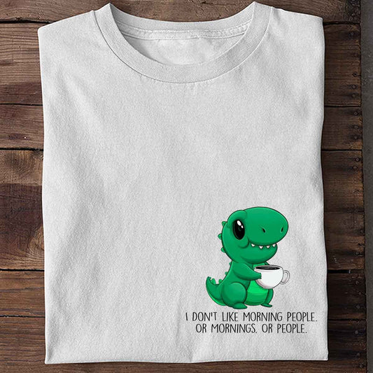 Dinosaur Print Short-sleeved Team Uniform European And American Fabrics