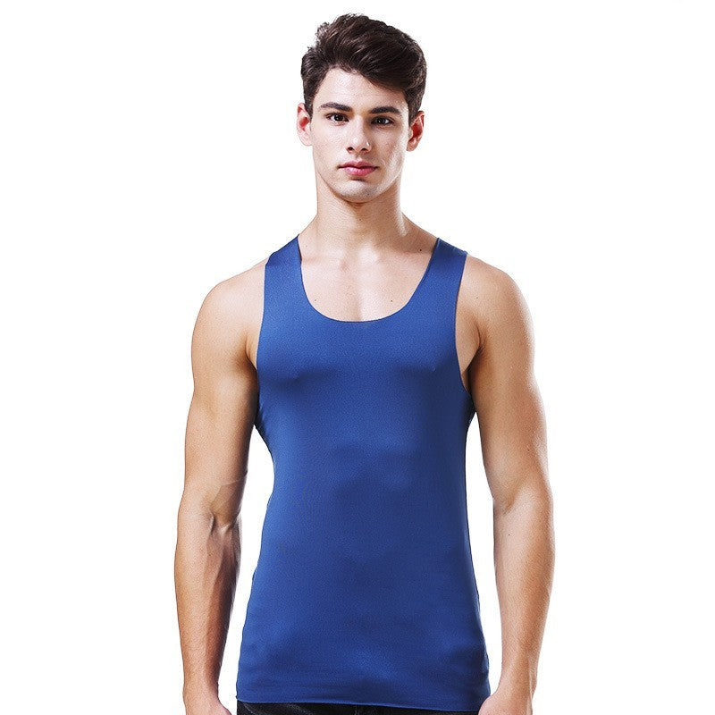 Ice Silk Seamless Men's Vest
