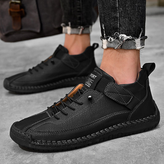 Men's Mid Top Martin Boots Outdoor Casual Shoes