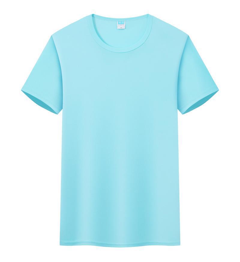 Running Fitness Short Sleeve Ice Silk Round Neck Quick-drying T-shirt