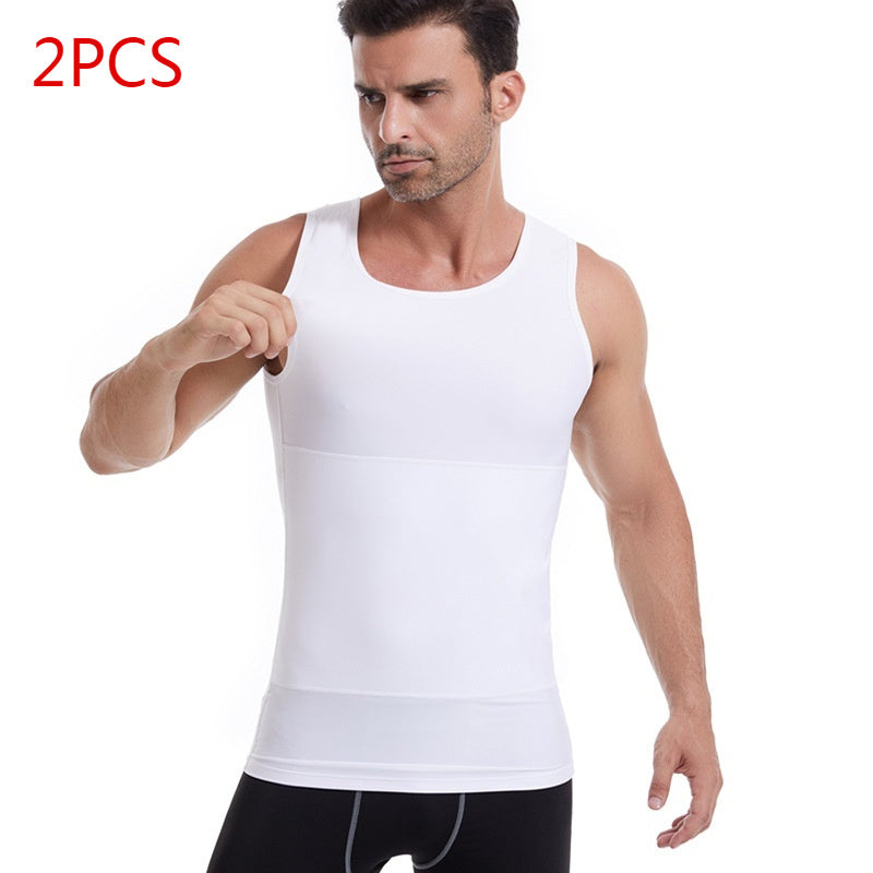 Sports Fitness I-shaped Men's Vest Shapewear