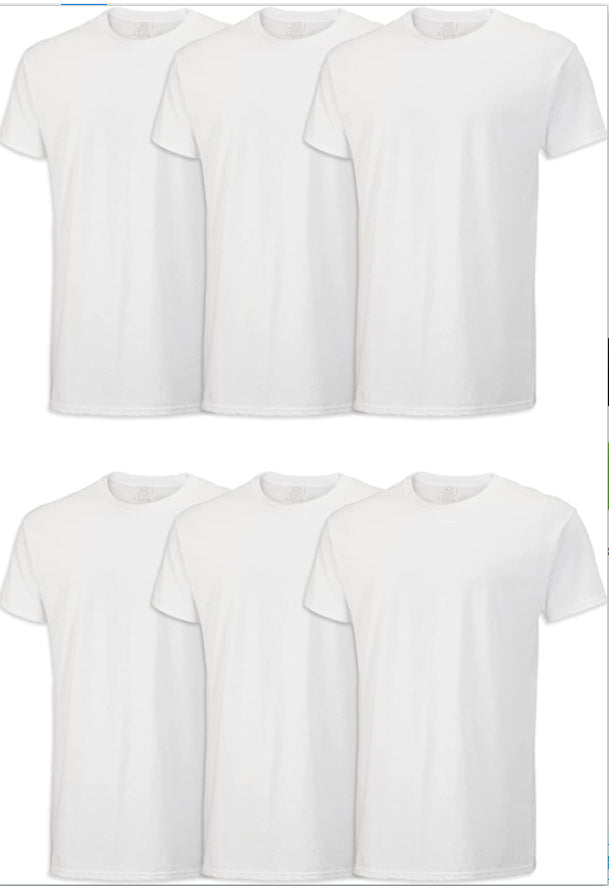 Men's cotton round neck bottoming shirt