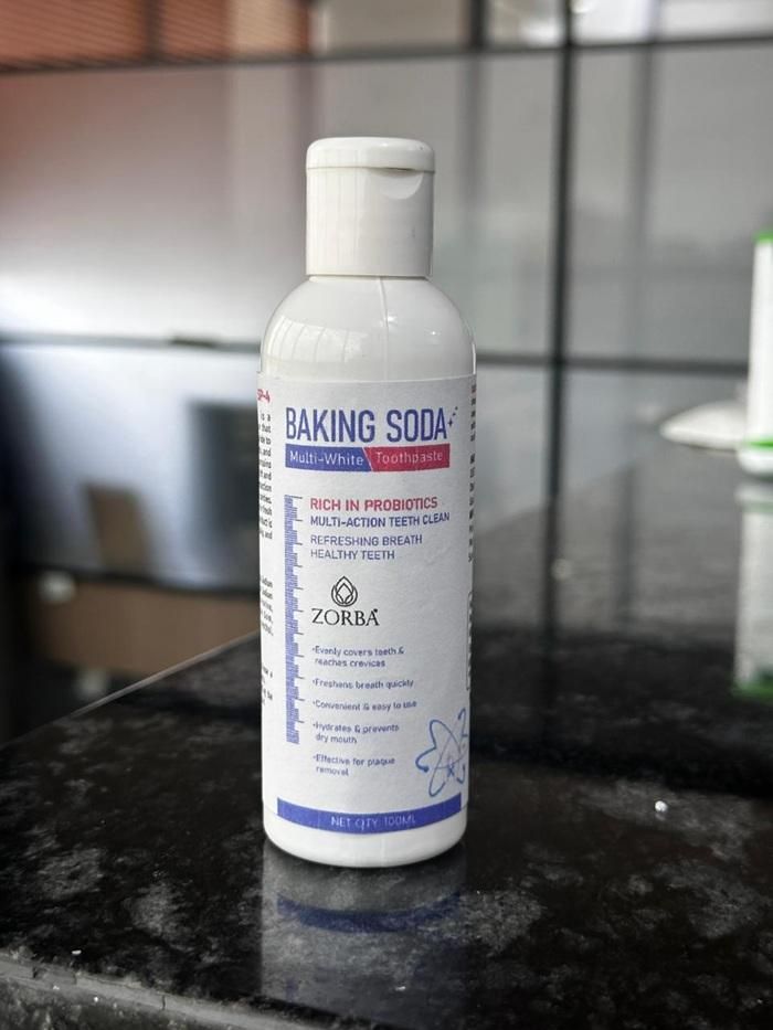 Zorba Baking Soda Multi-White Toothpaste 100ML (Pack of 2)