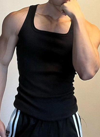 Fashion Retro Sports Fitness Outerwear Men's Vest