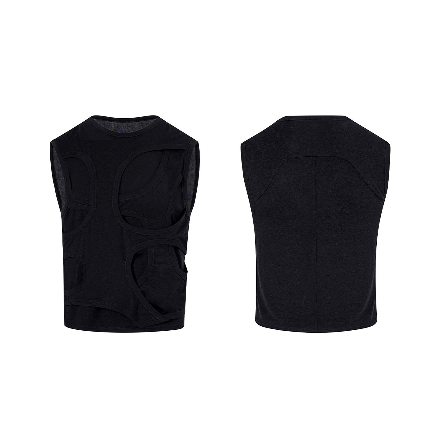 Men's Summer Solid Color Short Lyocell Vest