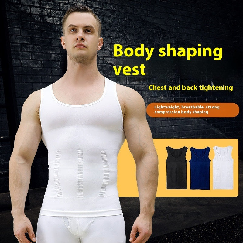Seamless Body Shaping Vest Chest Cover Belly Contracting And Close-fitting Body Shaping Underwear