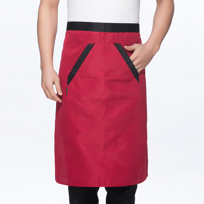 Hotel Chef Clothes Short Sleeve Men's Restaurant Cake Shop