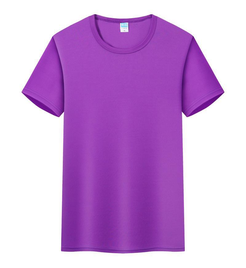 Running Fitness Short Sleeve Ice Silk Round Neck Quick-drying T-shirt
