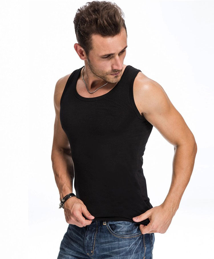 Men's Cotton Sleeveless Breathable Fitness Vest