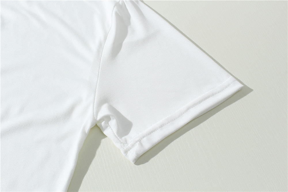 Dog Print Short Shirt Team Uniform European And American Fabrics