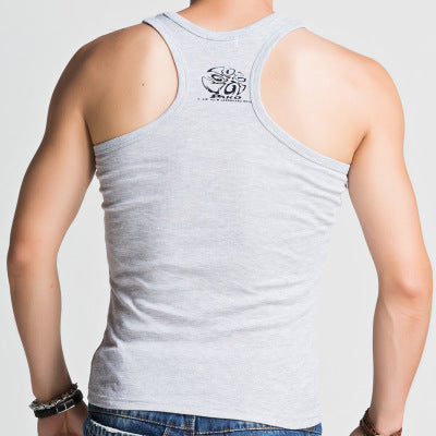 Men's Racer Vest Men's Cotton Stretch Vest Slim Fitness Vest