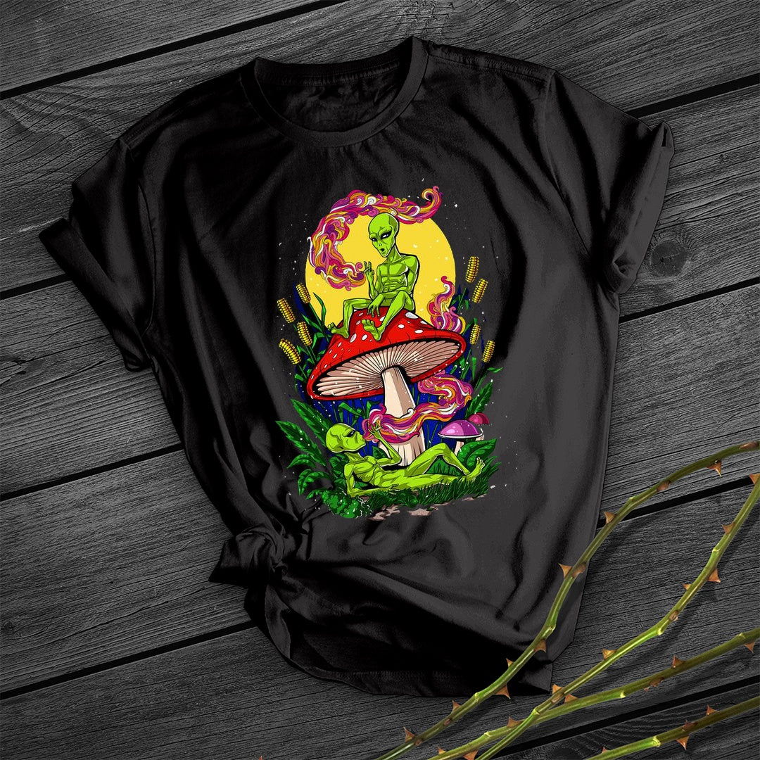 Simple And Creative Printing Short Sleeve