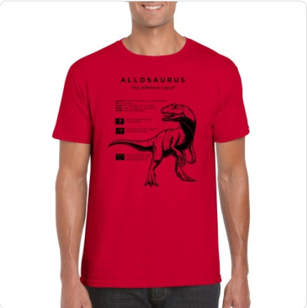 Dinosaur Print Short-sleeved Team Fabrics