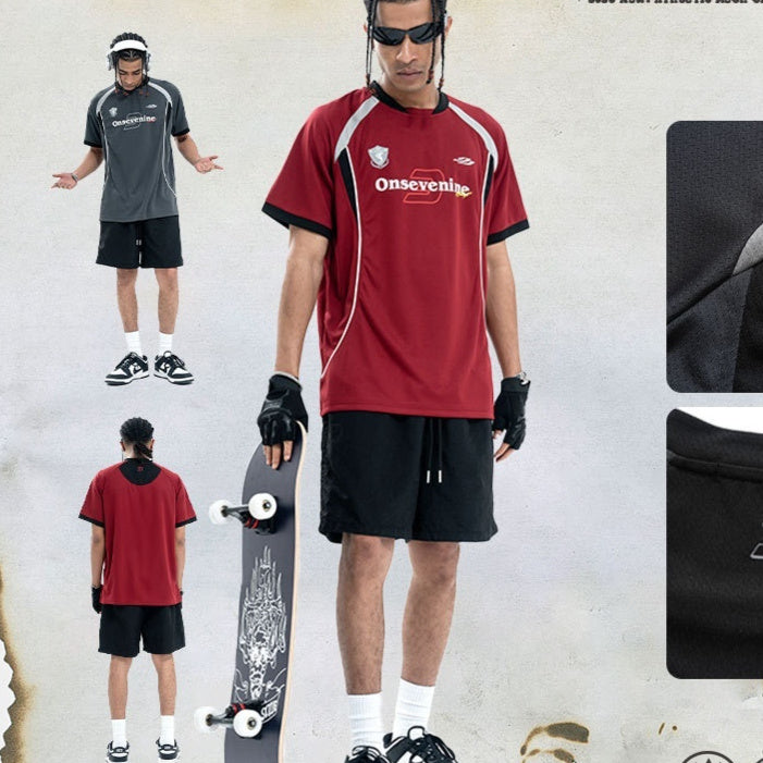 Patchwork Quick-drying T-shirt Stitching Ice Hockey