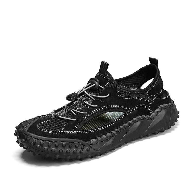 Men's Outerwear Sports Sandals Hole Non-slip Hollow Wading Shoes