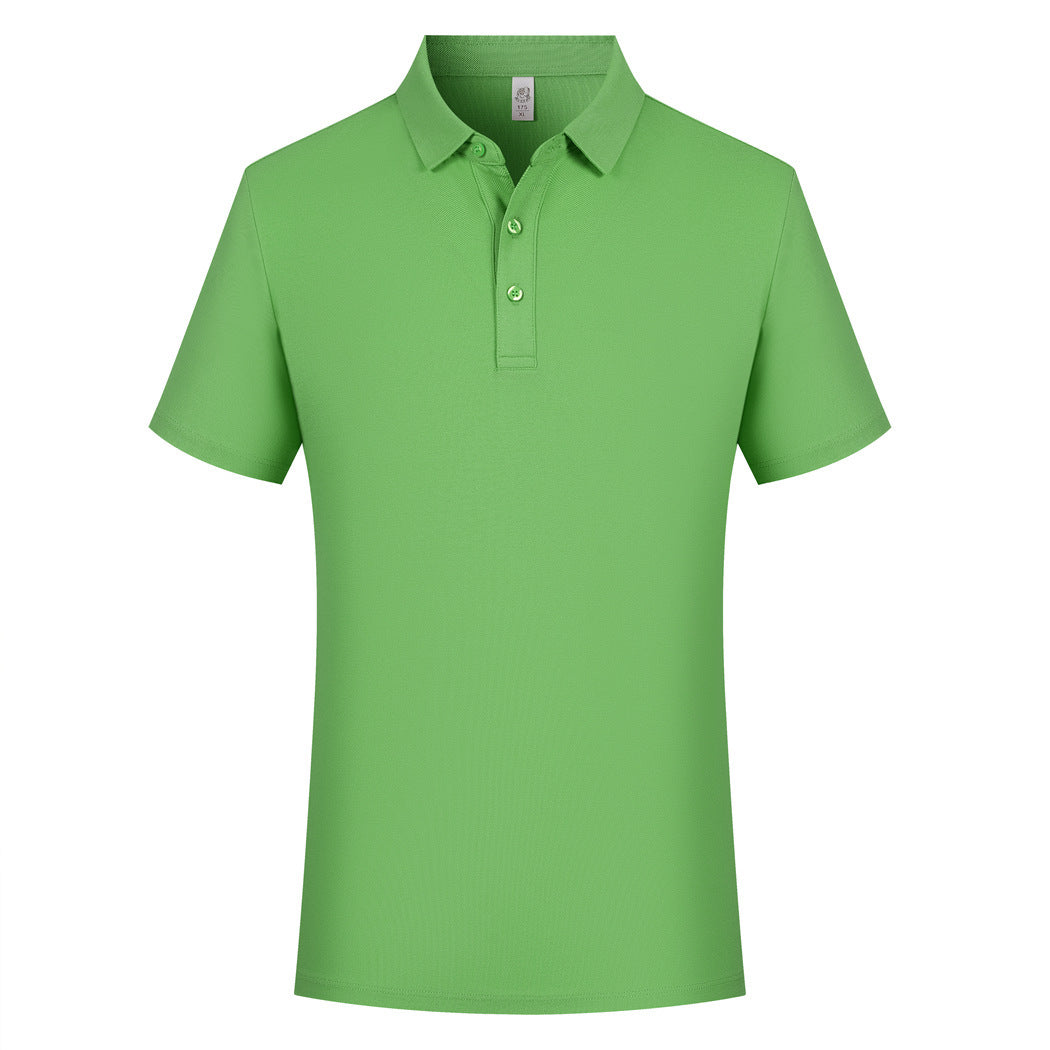 Male Solid Color 40 Solona Pearl Cotton Polo Shirt