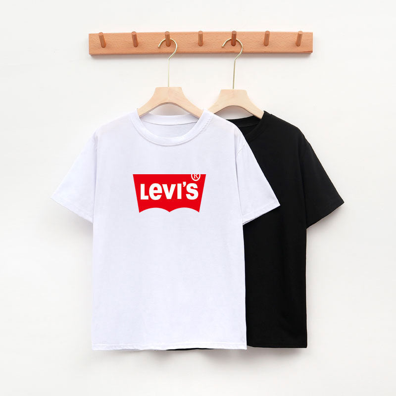 Loose couple suit women short sleeve T-shirt