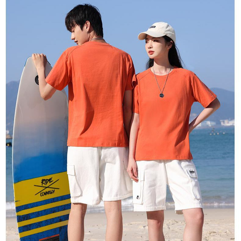 Pure Cotton Straight Short Sleeve