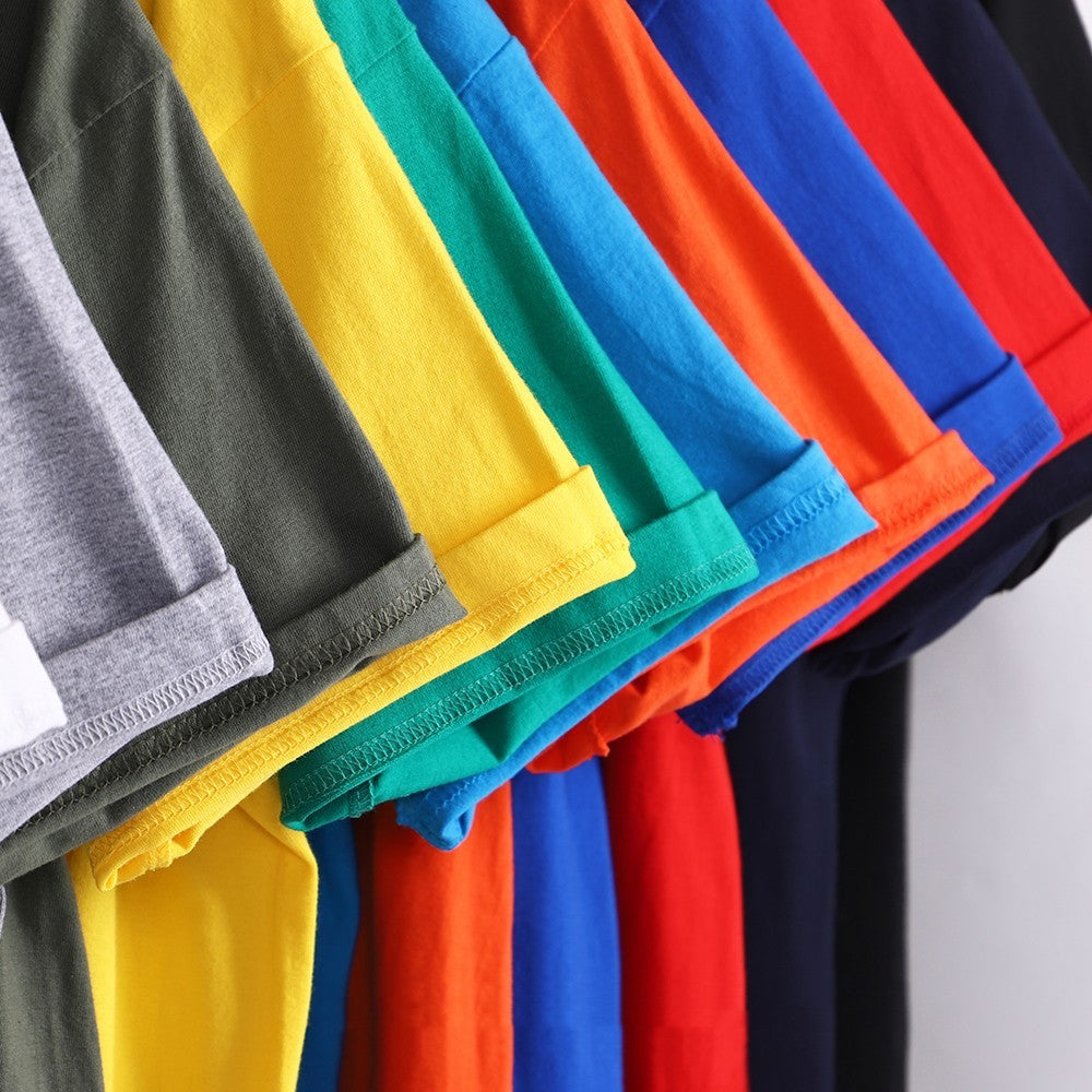 Printed European And American Casual Short Sleeve T-shirt