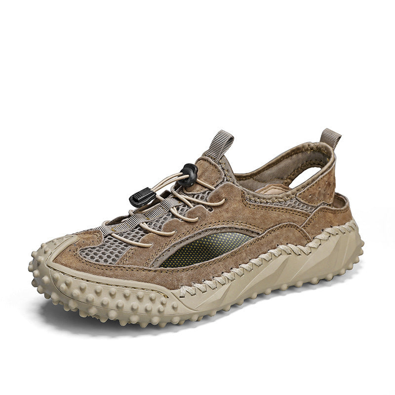 Men's Outerwear Sports Sandals Hole Non-slip Hollow Wading Shoes