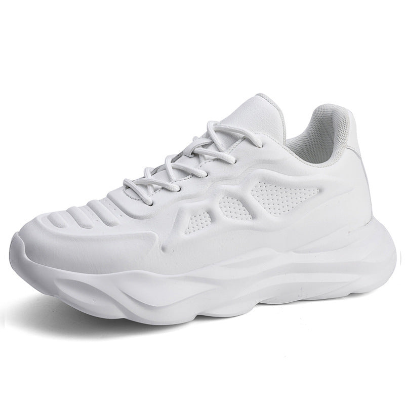 Summer New Invisible Height-increasing Shoes Men's 8CM Breathable Clunky Sneakers