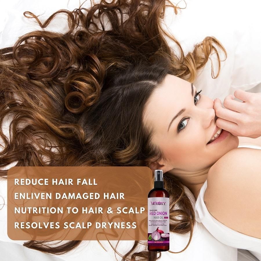 Wroxy Onion Black Seed Hair Oil(Pack of 2)